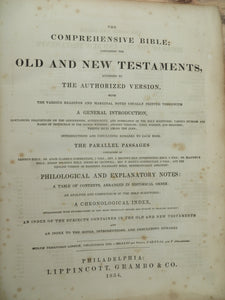 The Comprehensive Bible; Containing the Old and New Testaments