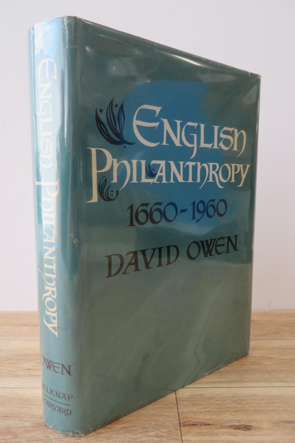 English Philanthropy 1660-1960