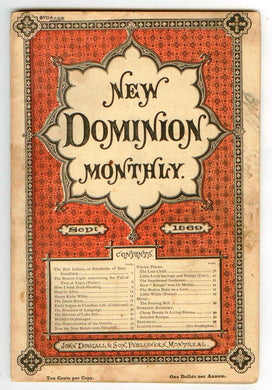 New Dominion Monthly September 1869