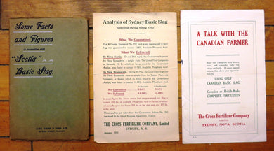 Some Facts and Figures in Connection with "Scotia" Basic Slag