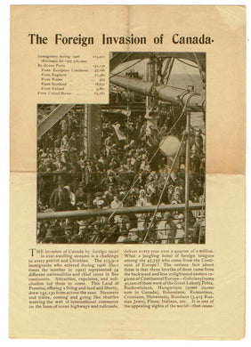 The Foreign Invasion of Canada 