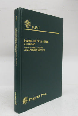 Hydrogen Halides in Non-Aqueous Solvents