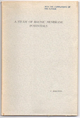 A Study of Bi-ionic Membrane Potentials