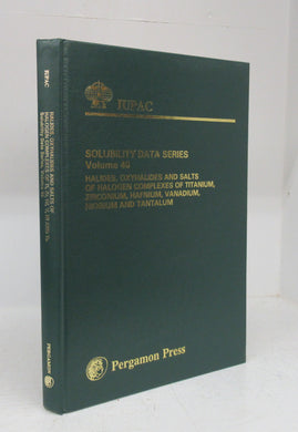 Halides, Oxyhalides and Salts of Halogen Complexes of Titanium, Zirconium, Hafnium, Vanadium, Niobium and Tantalum