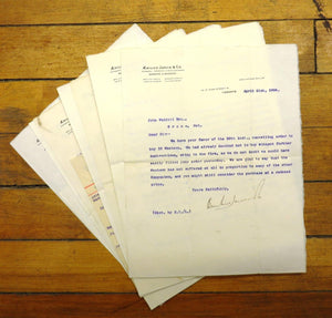 Correspondence of Aemilius Jarvis, Toronto, to John Waddell, Orono, 1904
