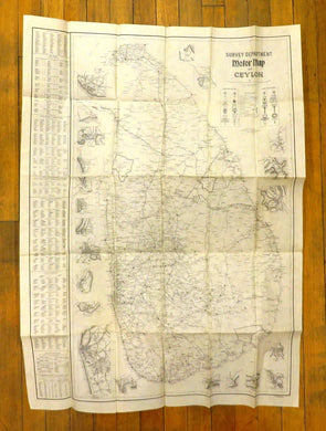 Motor Map of Ceylon