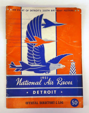 National Air Races Detroit 1951, Official Directory & Log