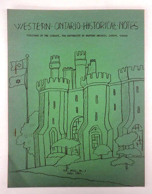 Western Ontario Historical Notes July 1967