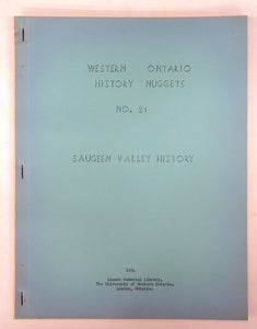 Saugeen Valley History