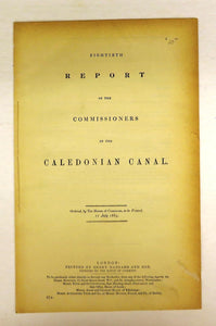 Eightieth Report of the Commissioners of the Caledonian Canal