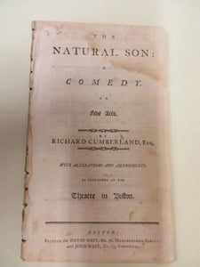 The Natural Son: A Comedy in Five Acts