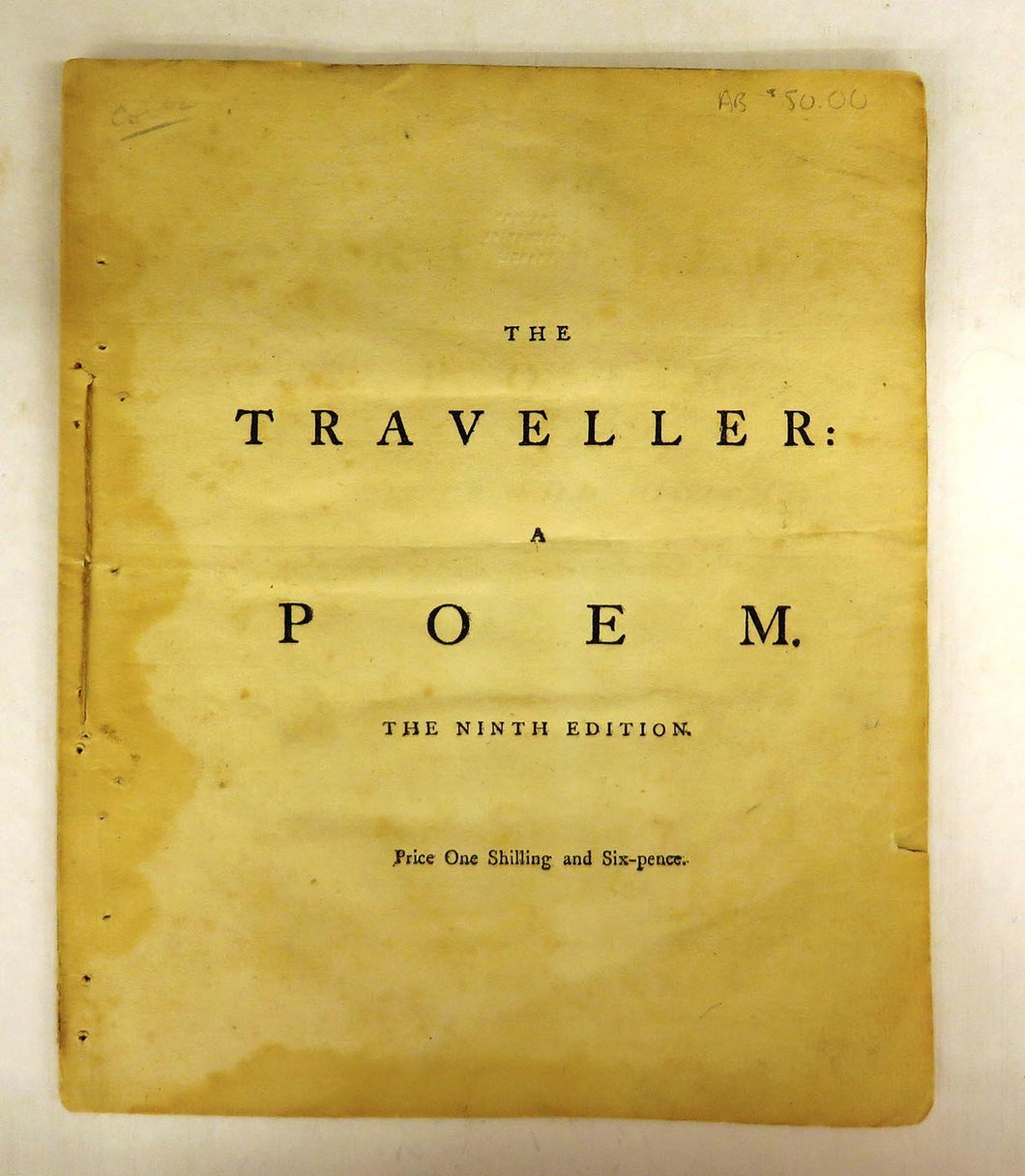 The Traveller, A Poem