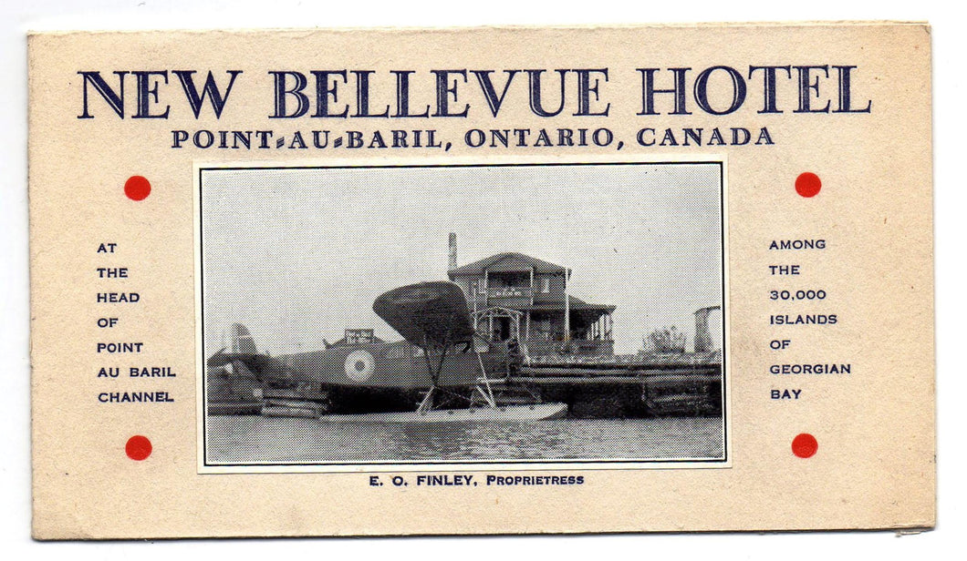 New Bellevue Hotel flyer
