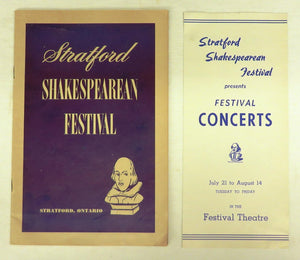 Stratford Shakespearean Festival programme, 1953 season