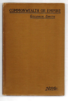Commonwealth or Empire: A Bystander's View of the Question