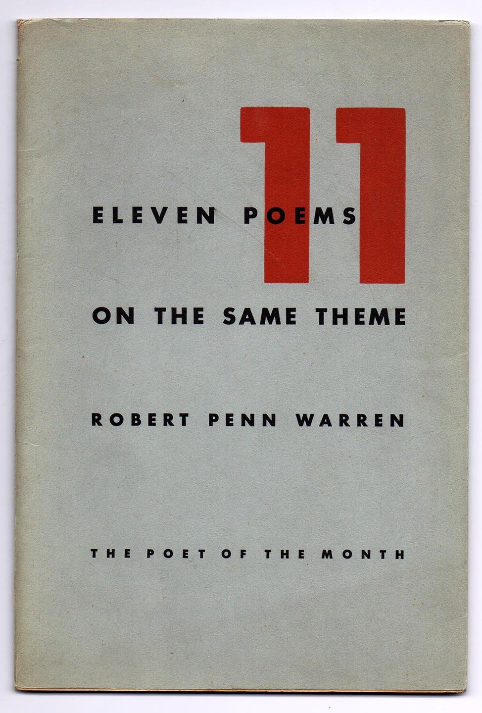 Eleven Poems On The Same Theme