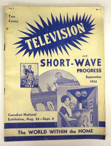 Television and Short-Wave Progress September 1934