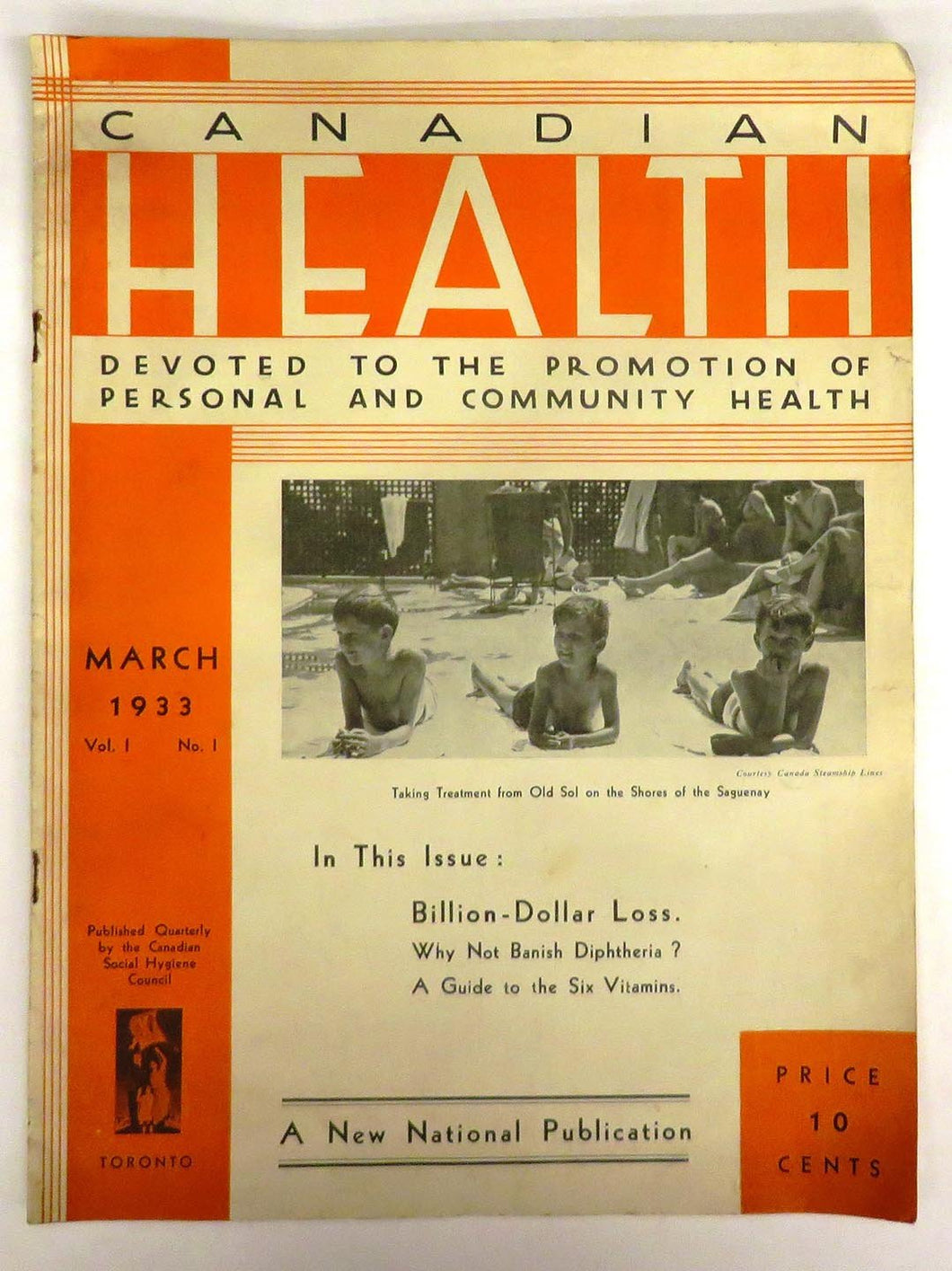 Canadian Health: Devoted to the promotion of personal and community health, March 1933