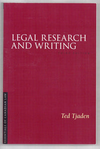 Legal Research and Writing