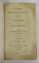 Literary Miscellanies: Including a Dissertation on Anecdotes