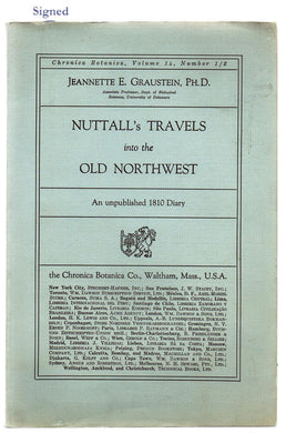 Nuttall's Travels into the Old Northwest: An Unpublished 1810 Diary