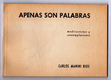 Apenas Son Palabras: meditaciones y contemplaciones