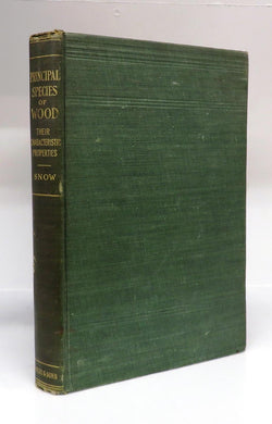 The Principal Species of Wood: Their Characteristic Properties