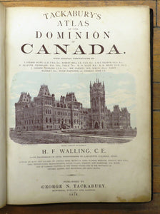 Tackabury's Atlas of the Dominion of Canada