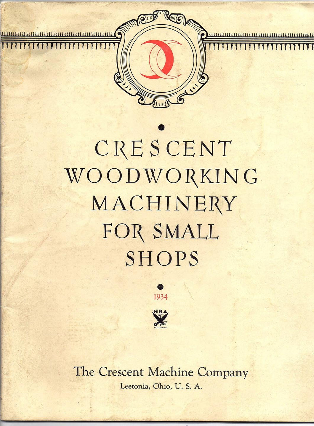 Crescent Woodworking Machinery For Small Shops