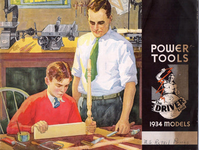 The Driver Line Power Tools catalogue 1934