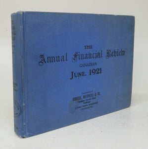 The Annual Financial Review, Canadian, July 1921