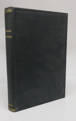 Twelfth Report of the Bureau of Archives for the Province of Ontario, 1915