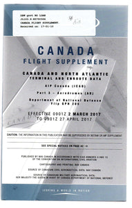 Canada Flight Supplement. Canada and North Atlantic Terminal and Enroute Data. AIP Canada (ICAO). Part 3 - Aerodromes (AD). Department of National Defence Flip GPH 205. 