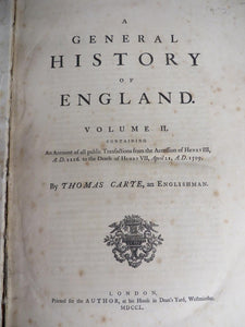 A General History of England Volume II