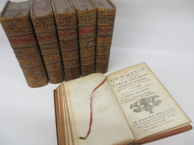 Le Commedie del Dottore Carlo Coldoni Accocato Veneziano. 