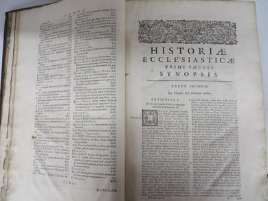 Historia Eccelsiastica Veteris Novique Testamenti Ab orbe condito ad Annum post Chrstum Natum Millesimum Sexcentesimum: Et in loca Ejusdem insignia Differtationes Historiciae; Chronlogolicae, Criticae, Dogmaticae.