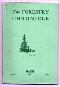 The Forestry Chronicle, March 1953