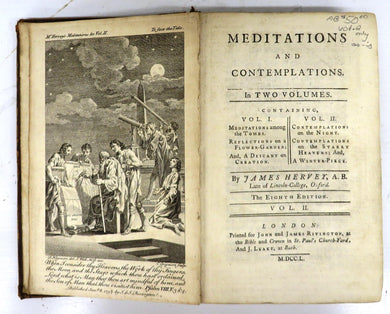 Meditations and Contemplations. Vol. II only