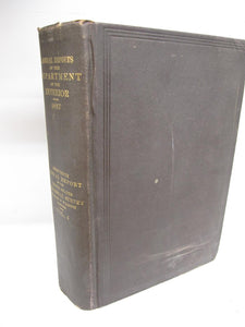 Annual Reports of the Department of the Interior for the Fiscal year Ended June 30, 1897: Eighteenth Annual Report of the United States Geological Survey. Part IV. 