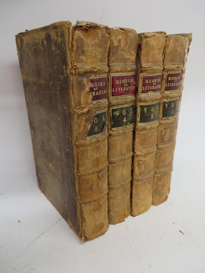 New Memoirs of Literature, Containing an Account of New Books Printed both at Home and Abroad, with Dissertations upon several subjects, Miscellaneous Observations, &c. Vol. II: July 1725; Vol. III: January 1726; Vol. IV: July 1726; Vol. V: January 1727. 