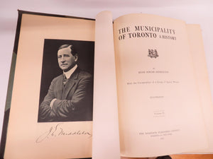 The Municipality of Toronto, A History. Volume II