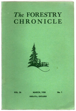 The Forestry Chronicle, March 1950