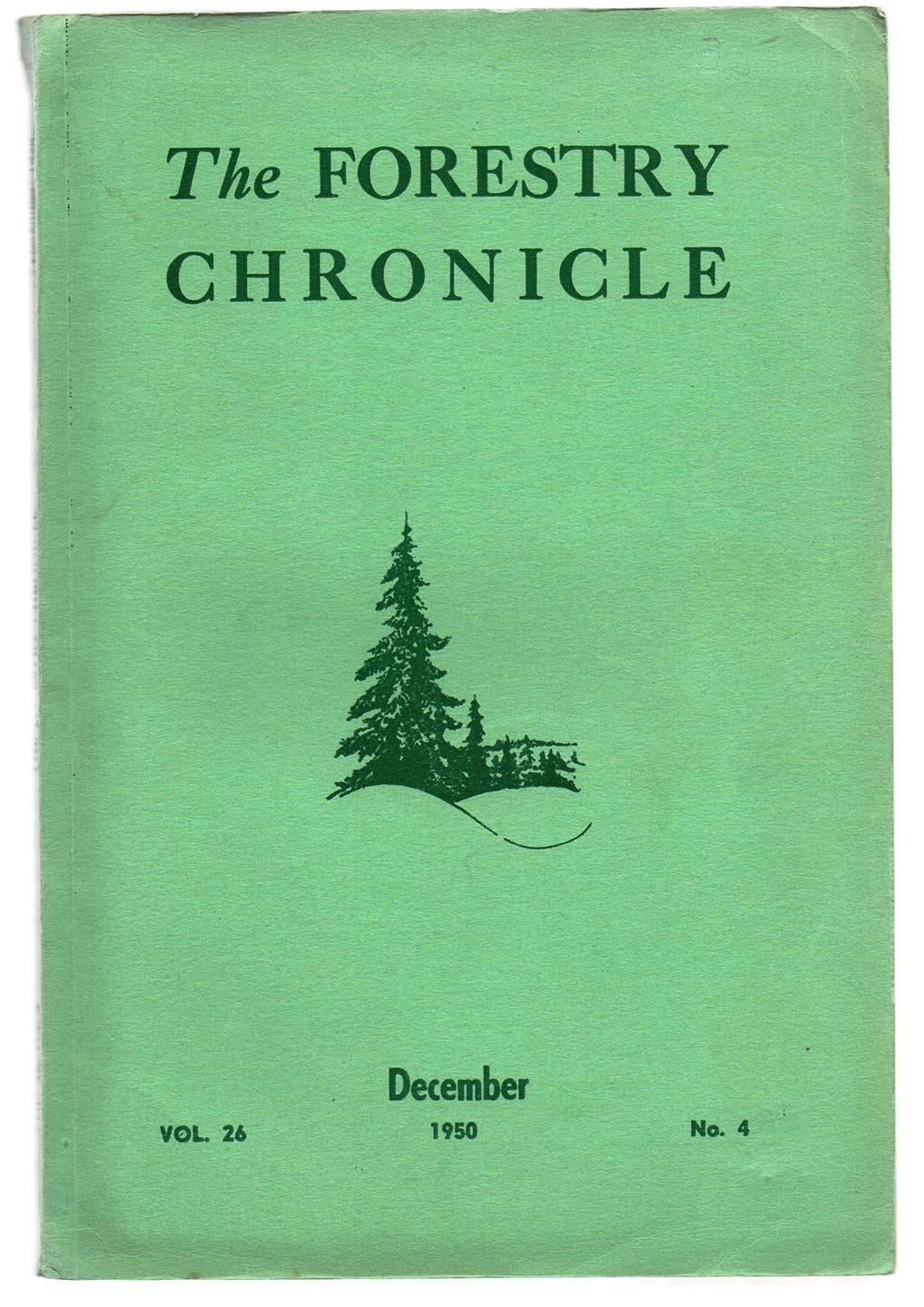 The Forestry Chronicle, December 1950
