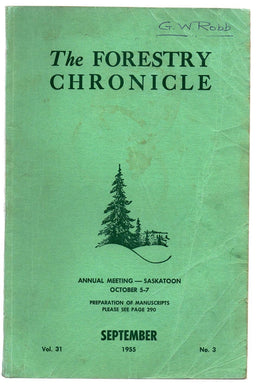 The Forestry Chronicle, September 1955
