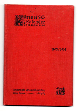 Kösener SC-Kalender. Taschenbuch für den deutschen Korps-Studenten. Nach offiziellen Angaben bearbeiter