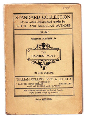 The Garden Party and Other Stories