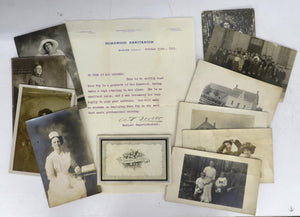 Letter and photos pertaining to Mildred Fry, Homewood Sanitarium, Guelph, Ontario