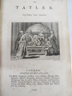 The Tatler: Volume the Third