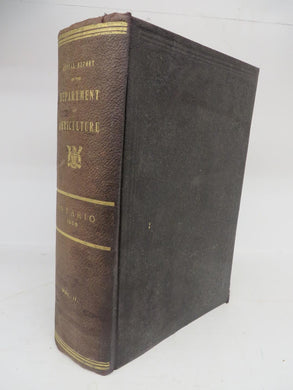 Annual Report of the Department of Agriculture of the Province of Ontario. 1908: Vol. II