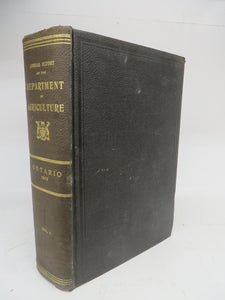 Annual Report of the Department of Agriculture of the Province of Ontario. 1913: Vol. I